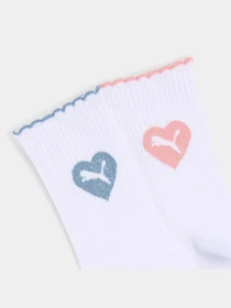 Шкарпетки та гольфи PUMA Girls Scallop Edge Sock модель 947234 Фото