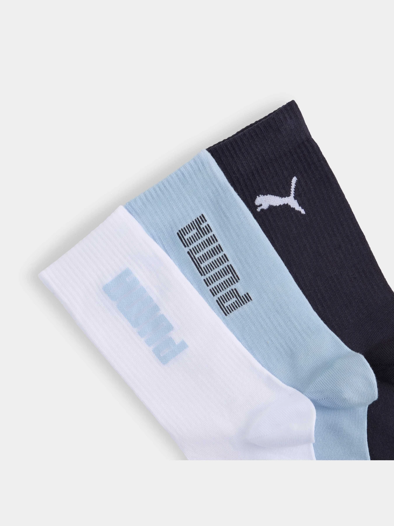Шкарпетки та гольфи PUMA Unisex Rib Logo Crew So модель 947220 Фото