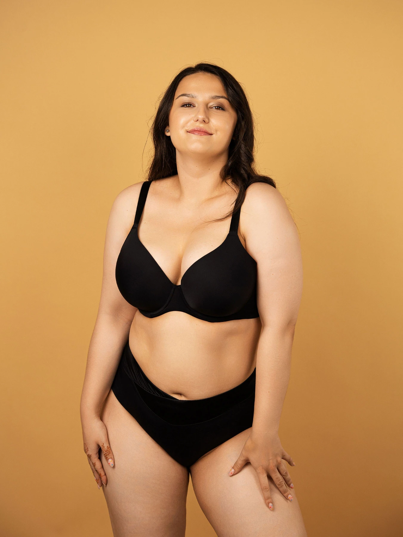 Нижня білизна Brabrabra Кольоровий комфорт модель SLZ24201038_black Нижня білизна Brabrabra Кольоровий комфорт модель SLZ24201038_black Фото