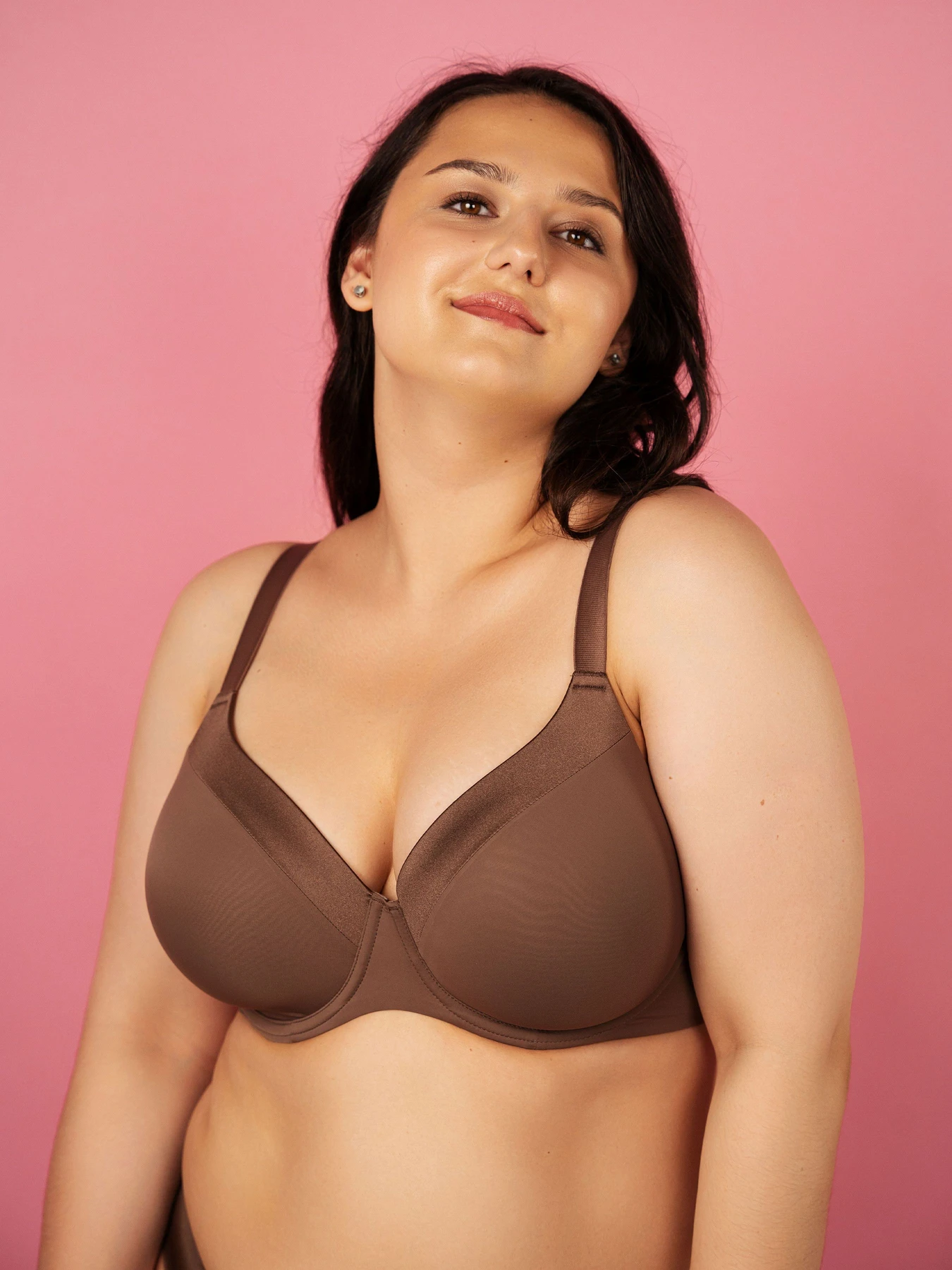 Нижня білизна Brabrabra Кольоровий комфорт модель SLZ24201238_dark-brown Фото
