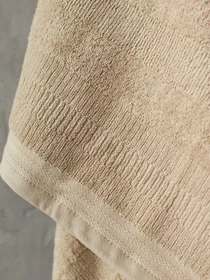 Полотенце из натурального хлопка "Вдохновение" бежевое MBM HOME модель BT-12 BEIGE Фото
