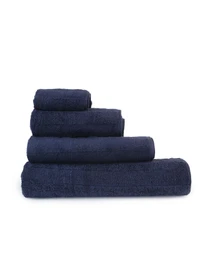 Полотенце из натурального хлопка "Вдохновение" темно-синее MBM HOME модель BT-12 DARK BLUE Фото