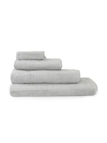 Полотенце из натурального хлопка "Вдохновение" светло-серое MBM HOME модель BT-12 GRAY/BLUE Фото