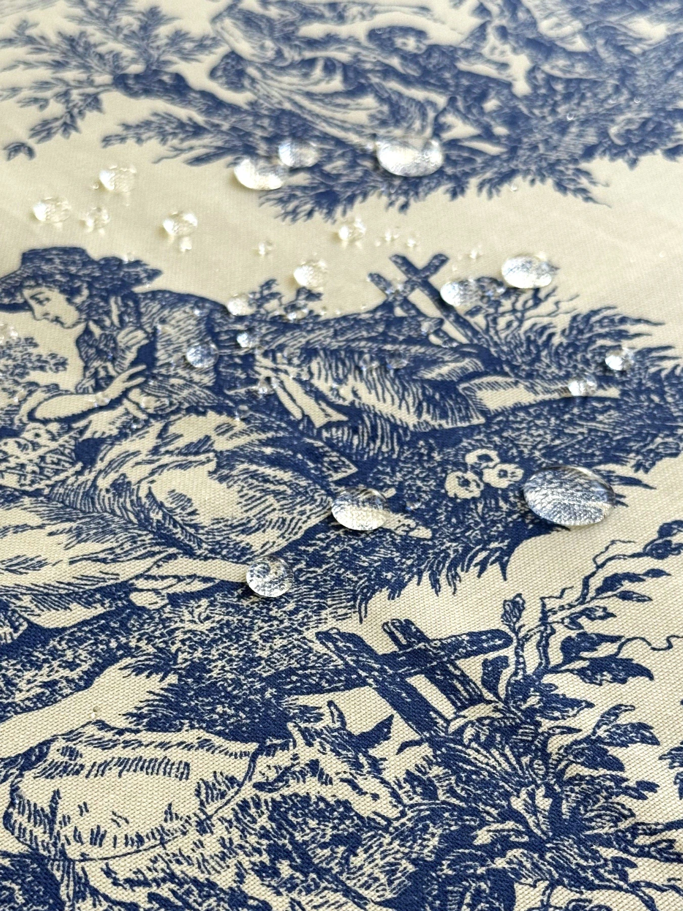 Раннер-дорожка для обеденного стола DUCK водоотталкивающая Italiano Blue Ecotton модель 25326 Раннер-дорожка для обеденного стола DUCK водоотталкивающая Italiano Blue Ecotton модель 25326 Фото