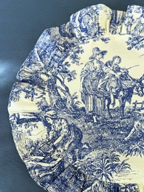 Салфетка сервировочная с рюшами Italiano Blue водотталкивающая Ecotton модель 25325 Фото