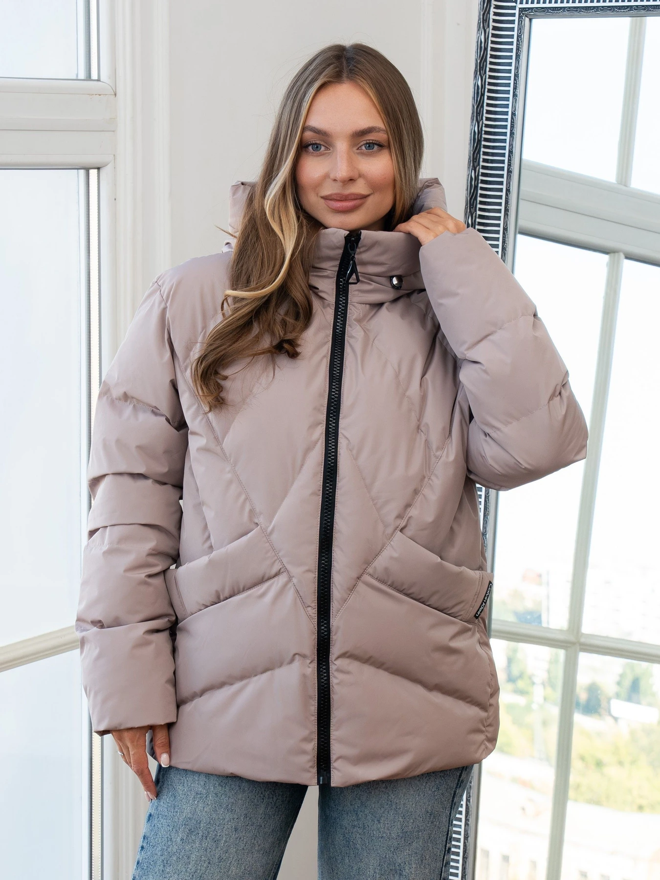 Куртки и дубленки UVENTUM модель Kivi-beige Фото