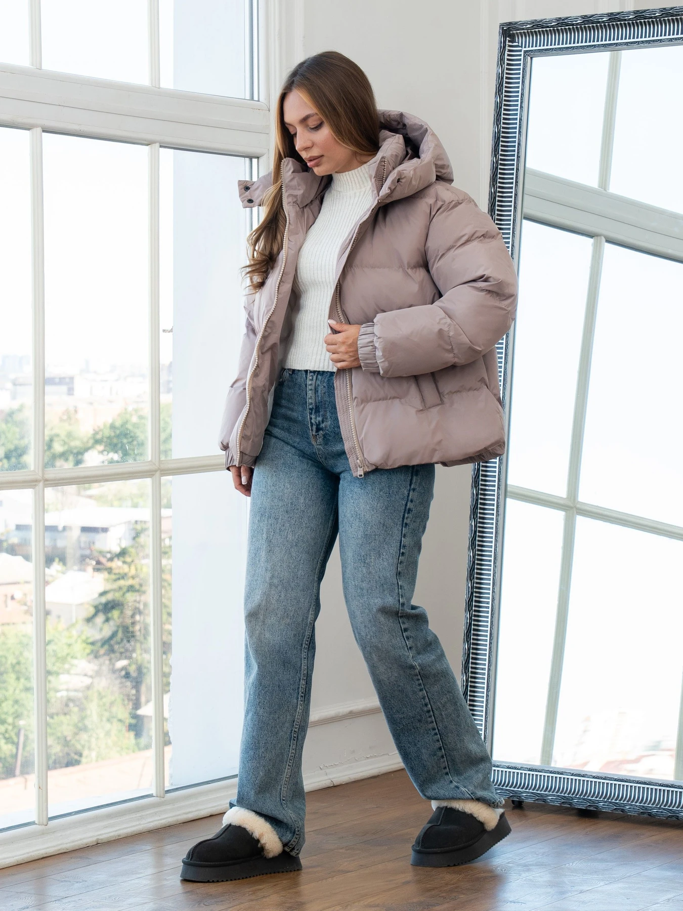 Куртки та дублянки UVENTUM модель Oscar-2-beige Фото