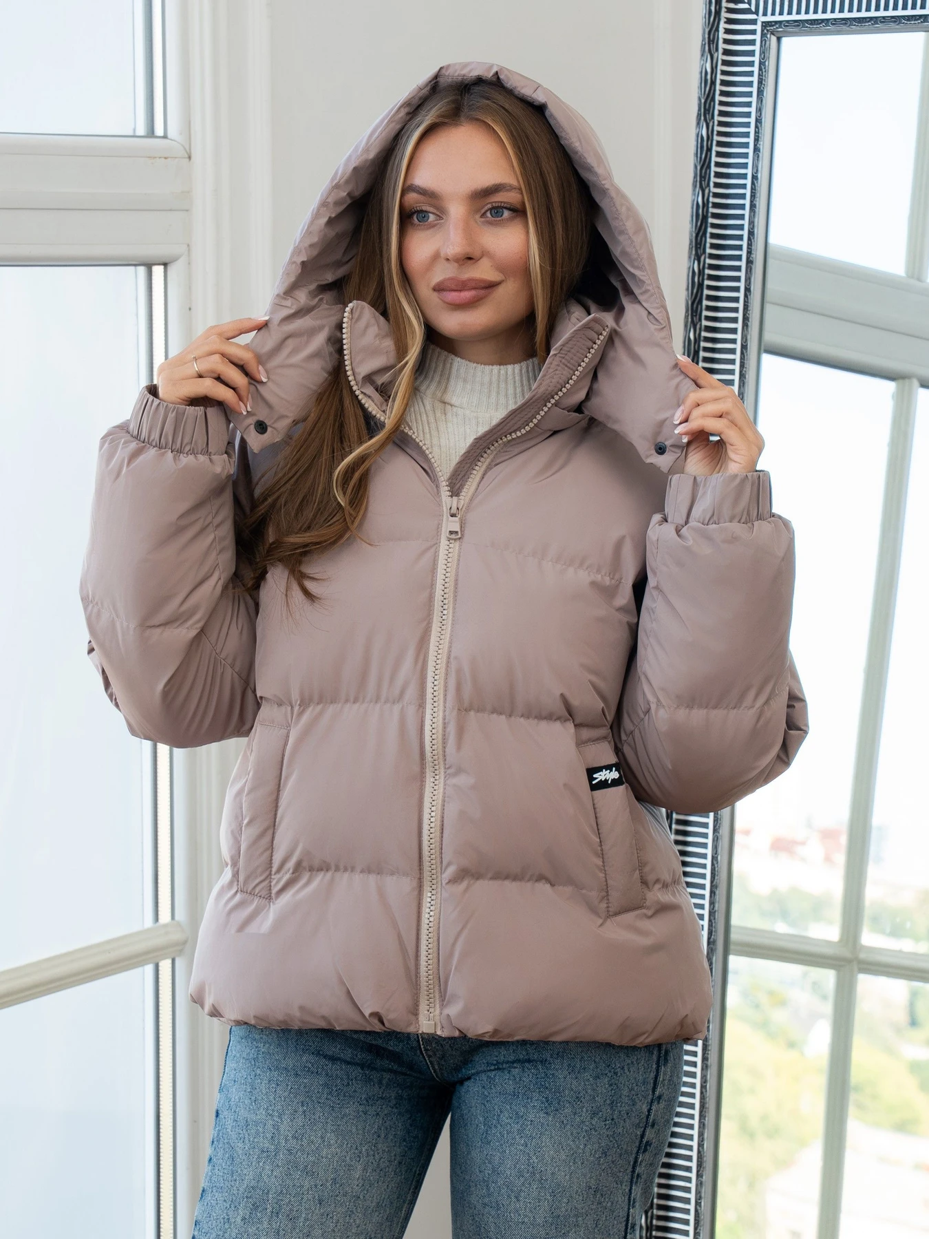 Куртки та дублянки UVENTUM модель Oscar-2-beige Фото