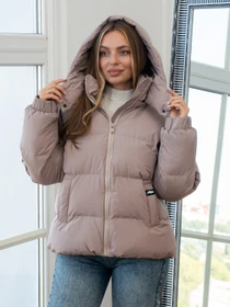 Куртки та дублянки UVENTUM модель Oscar-2-beige Фото