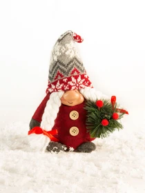 Гном декоративный новогодний MBM HOME модель DH-NY-02 RED Фото