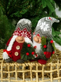 Гном декоративный новогодний MBM HOME модель DH-NY-02 RED Фото