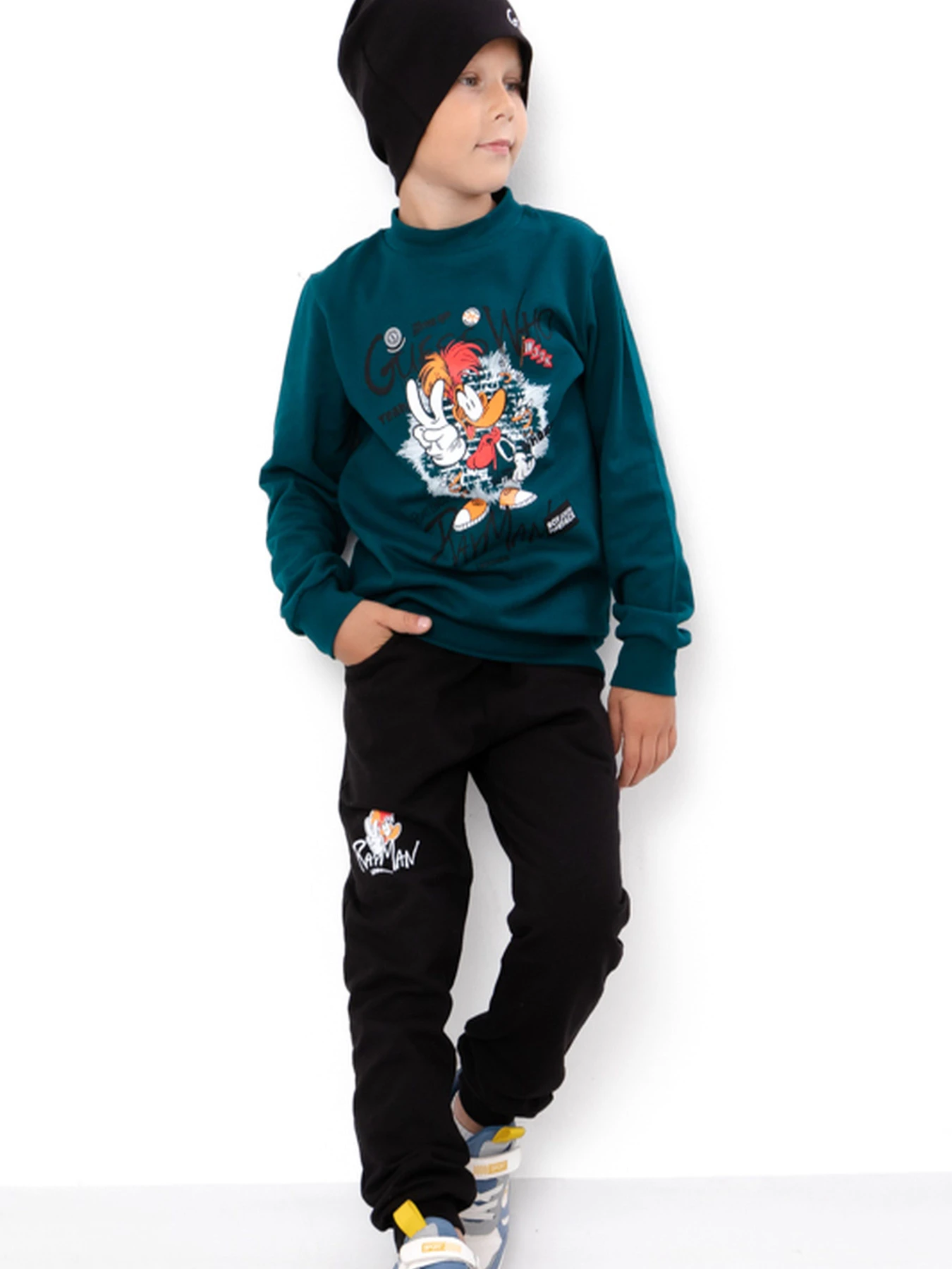 Костюмы Носи своє модель 6168-023-33-4-temno-smaragdovij-guess-who Фото
