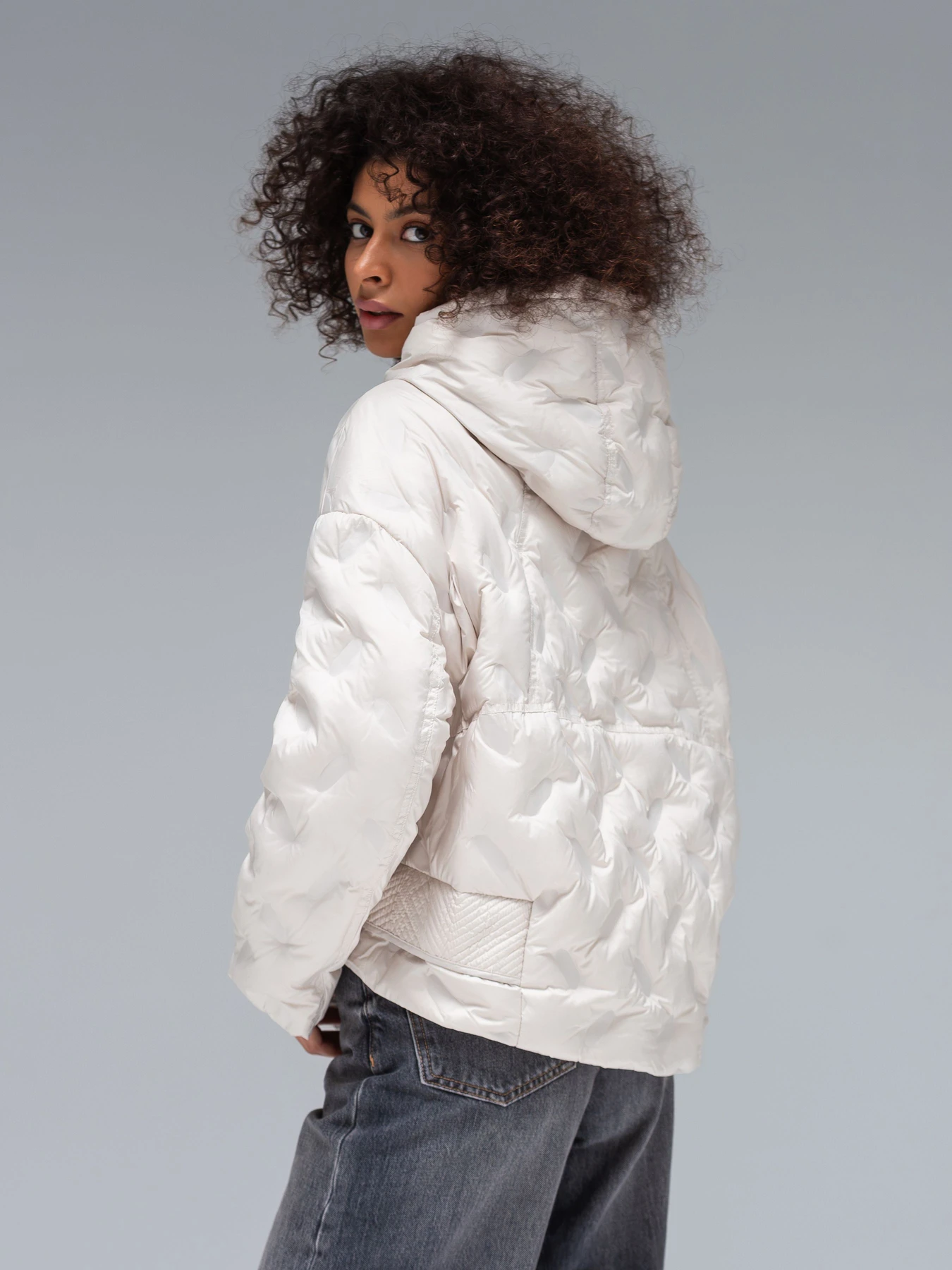 Куртки и дубленки VIVA WEAR модель 6568-milk Фото