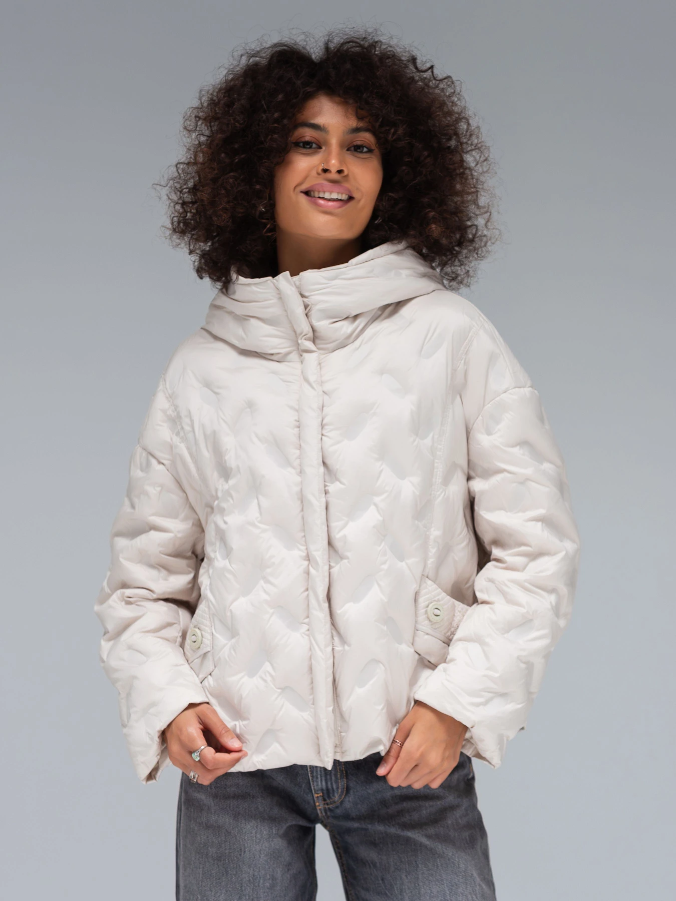 Куртки и дубленки VIVA WEAR модель 6568-milk Фото