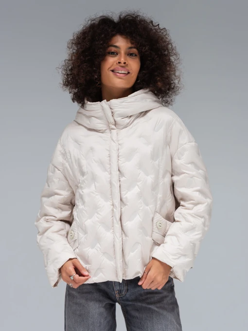 Куртки и дубленки VIVA WEAR модель 6568-milk Фото
