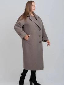 Пальта та плащі UVENTUM модель 147-r-BEIGE Фото