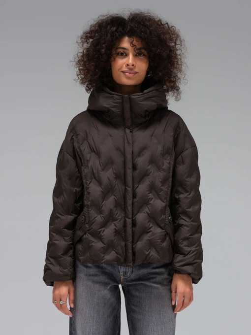 Куртки и дубленки VIVA WEAR модель 6568-brown Фото