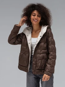 Куртки и дубленки VIVA WEAR модель 6570-milk-brown Фото