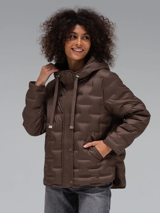 Куртки и дубленки VIVA WEAR модель 6518-brown Фото