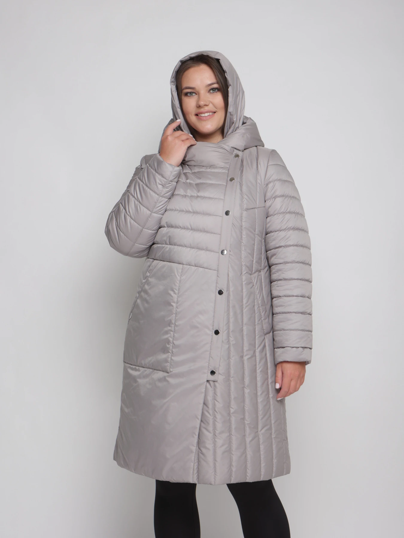 Куртки и дубленки UVENTUM модель 1086-r-gray Фото