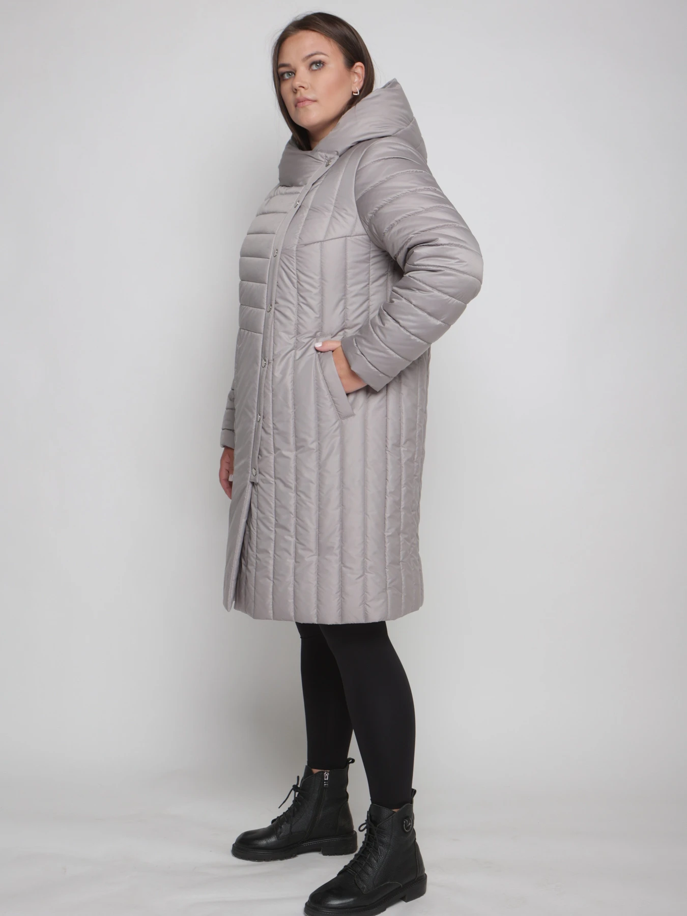 Куртки и дубленки UVENTUM модель 1086-r-gray Фото
