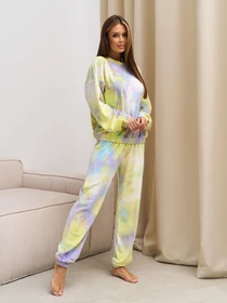 Одяг для дому та сну ISSA Plus модель 15308_мультиколор Фото