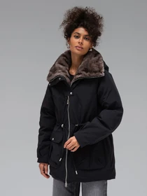 Куртки та дублянки VIVA WEAR модель 5218-blackparka Фото