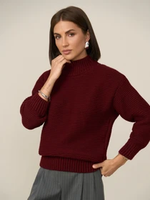 Светри та кардигани TrikoBakh модель 2881-burgund Фото
