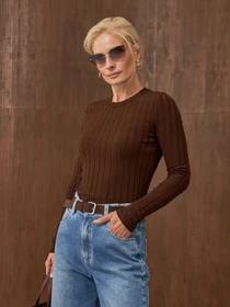 Свитры и кардиганы TrikoBakh модель 2887-braun Фото
