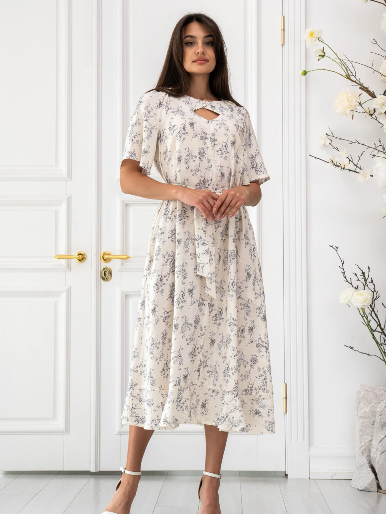 Сукні RiMari модель 1125-moloko-print Фото