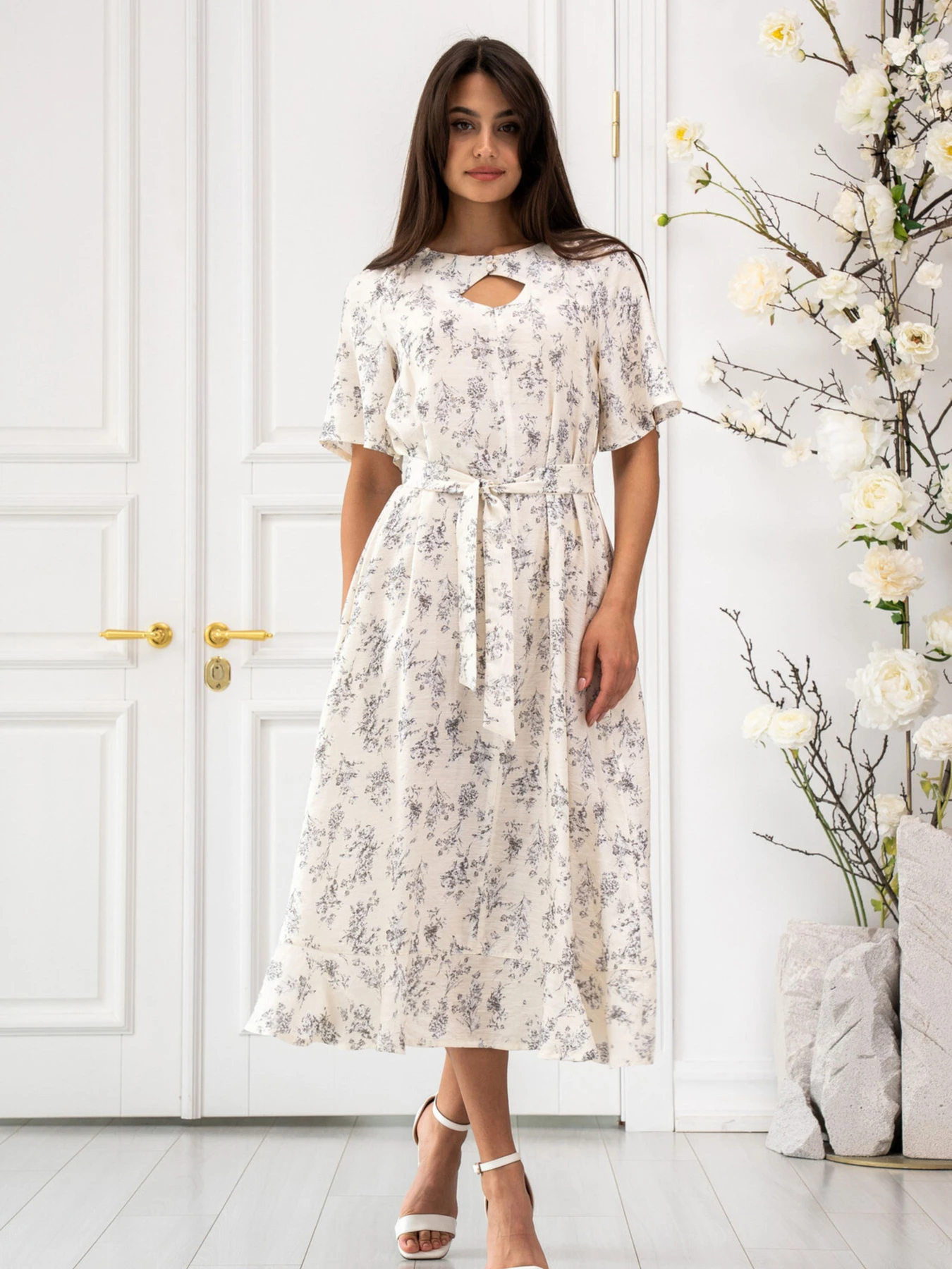 Сукні RiMari модель 1125-moloko-print Фото