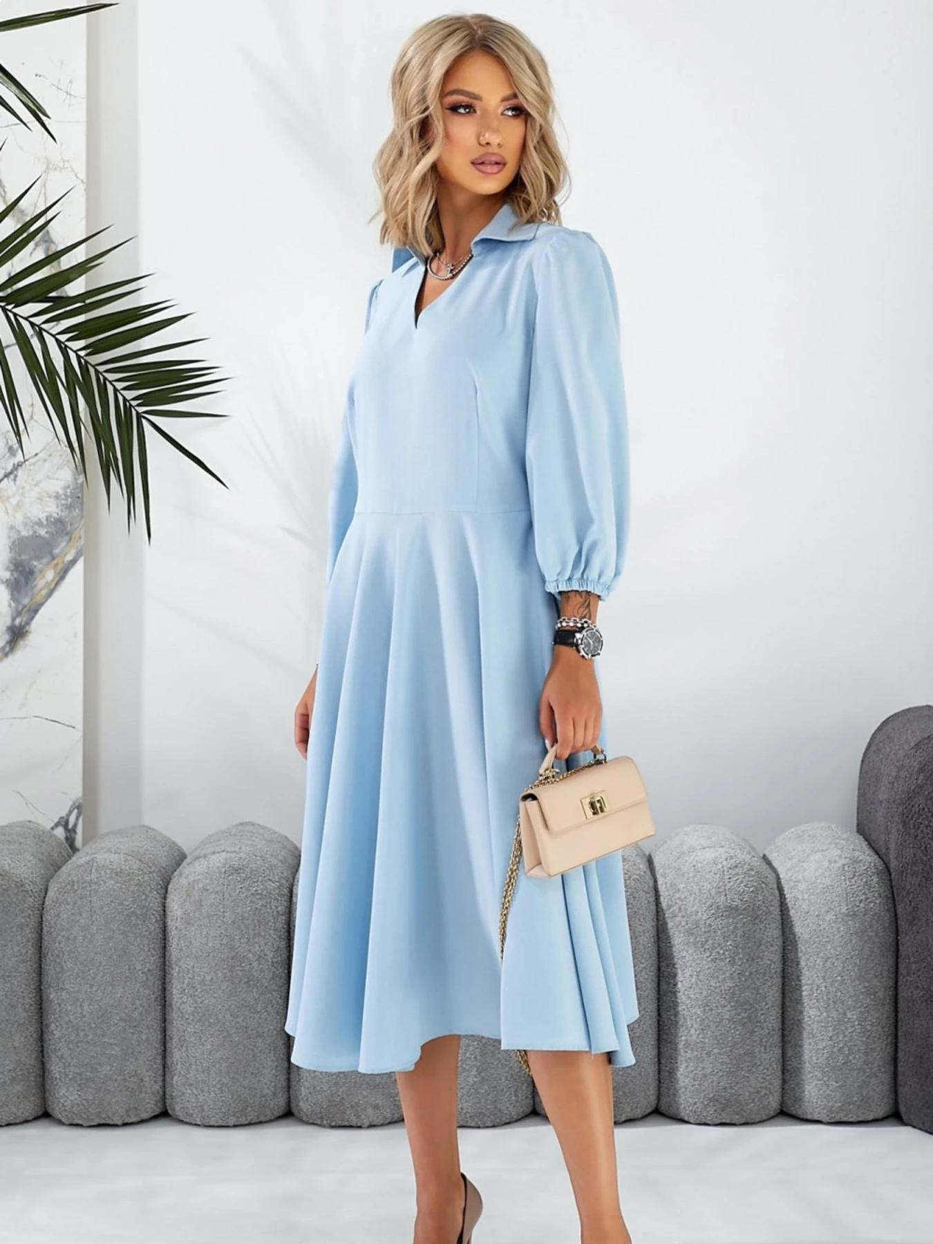 Платья LadyLike модель ll228410069-blakitnij Фото
