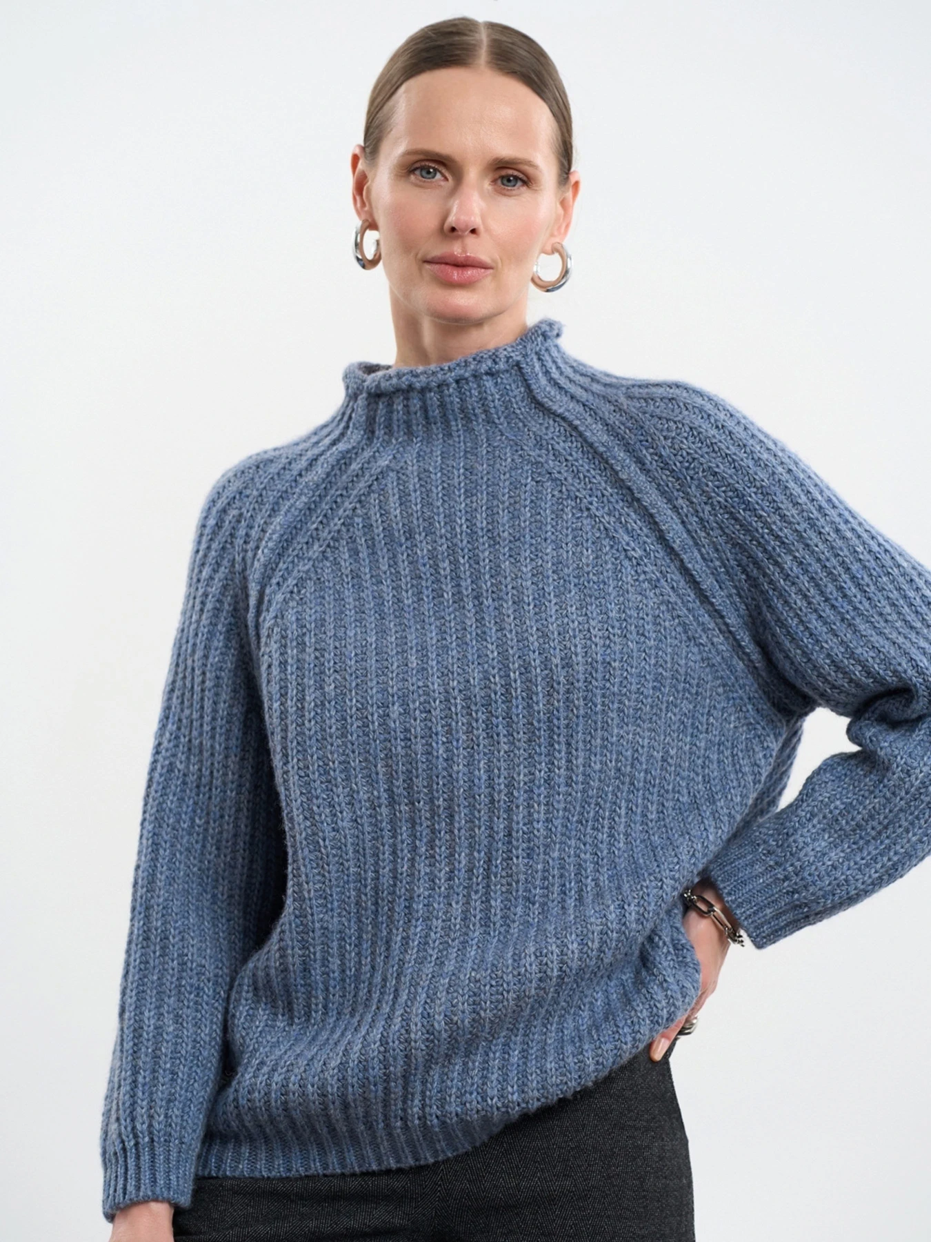 Свитры и кардиганы TrikoBakh модель 2855-dzhinsovij Фото