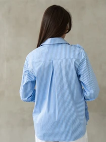 Сорочки RiMari модель 0325-blakitnij-smuzhka Фото