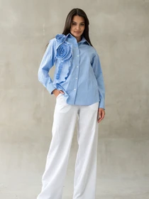 Рубашки RiMari модель 0325-blakitnij-smuzhka Фото
