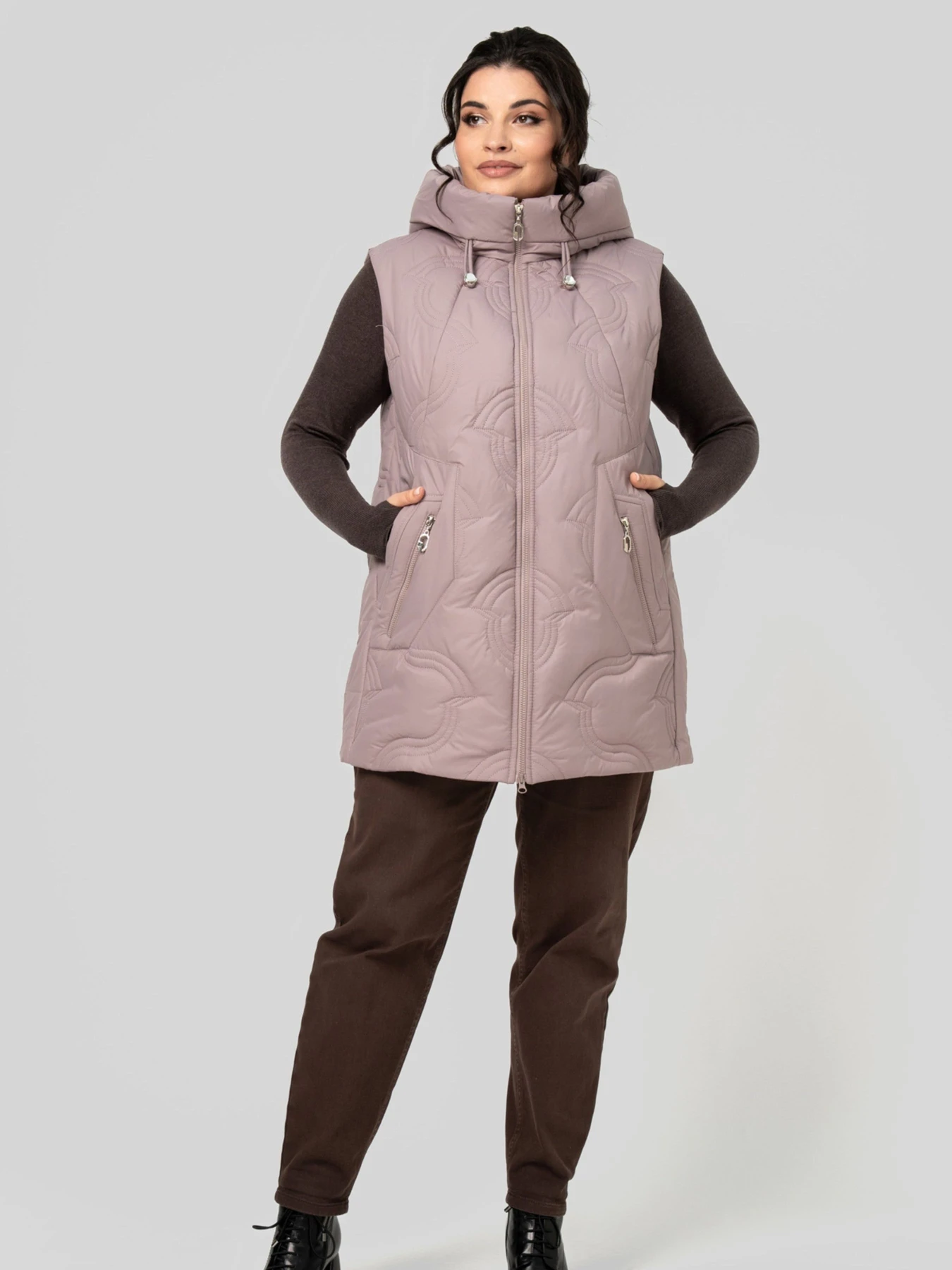 Куртки и дубленки All Posa модель ap102477p-dimchasta-troqnda Фото