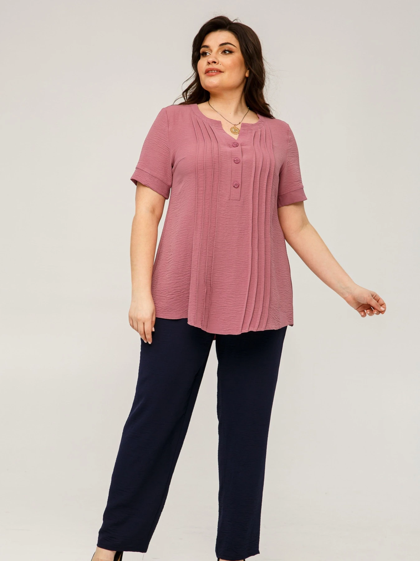 Сорочки All Posa модель ap101516p-dimchasta-troqnda Фото