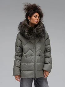 Куртки и дубленки VIVA WEAR модель 565-oliva Фото
