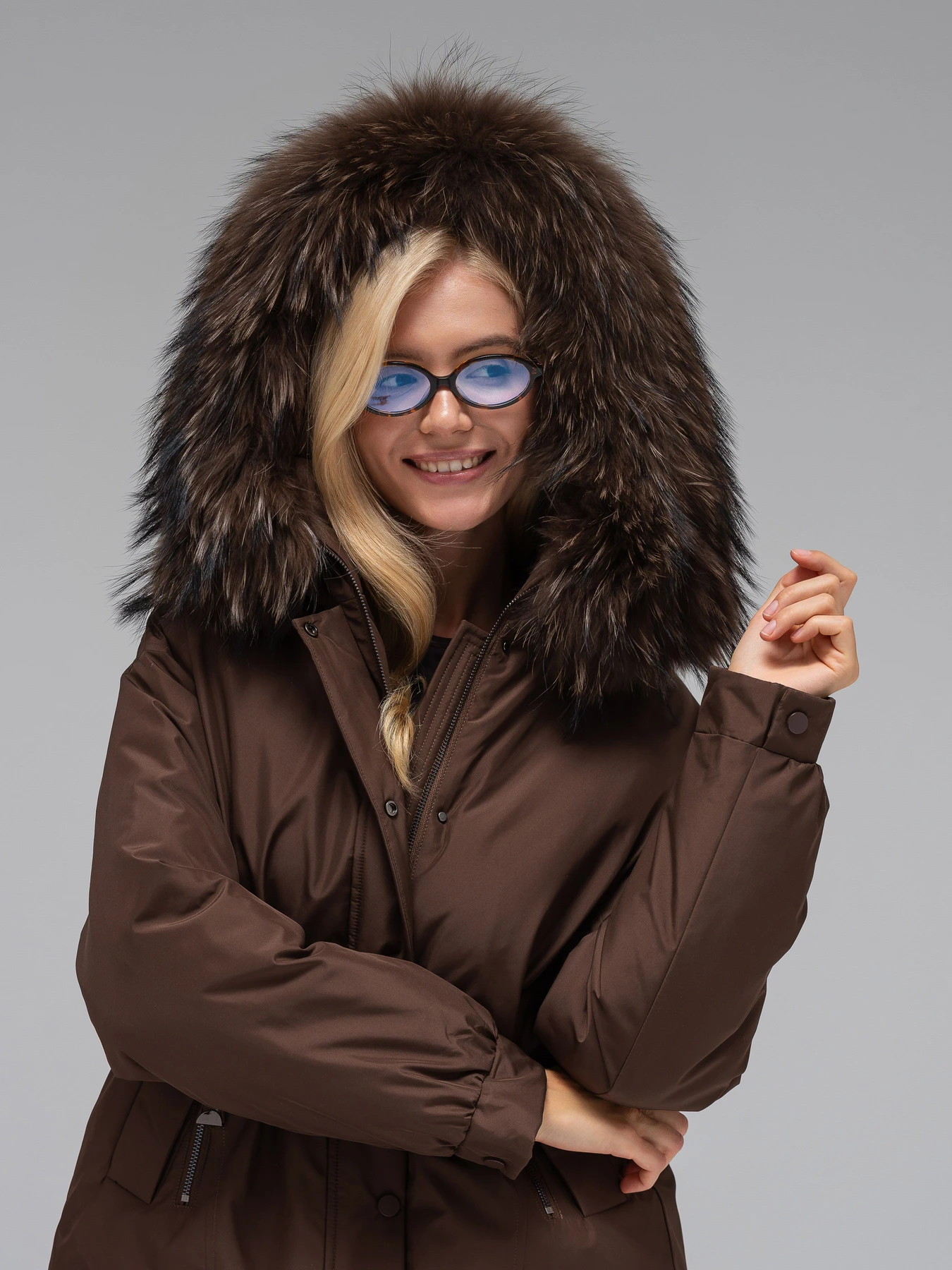 Куртки и дубленки VIVA WEAR модель 5137-brown Фото