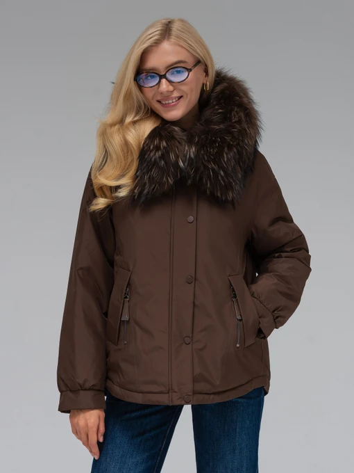 Куртки и дубленки VIVA WEAR модель 5137-brown Фото
