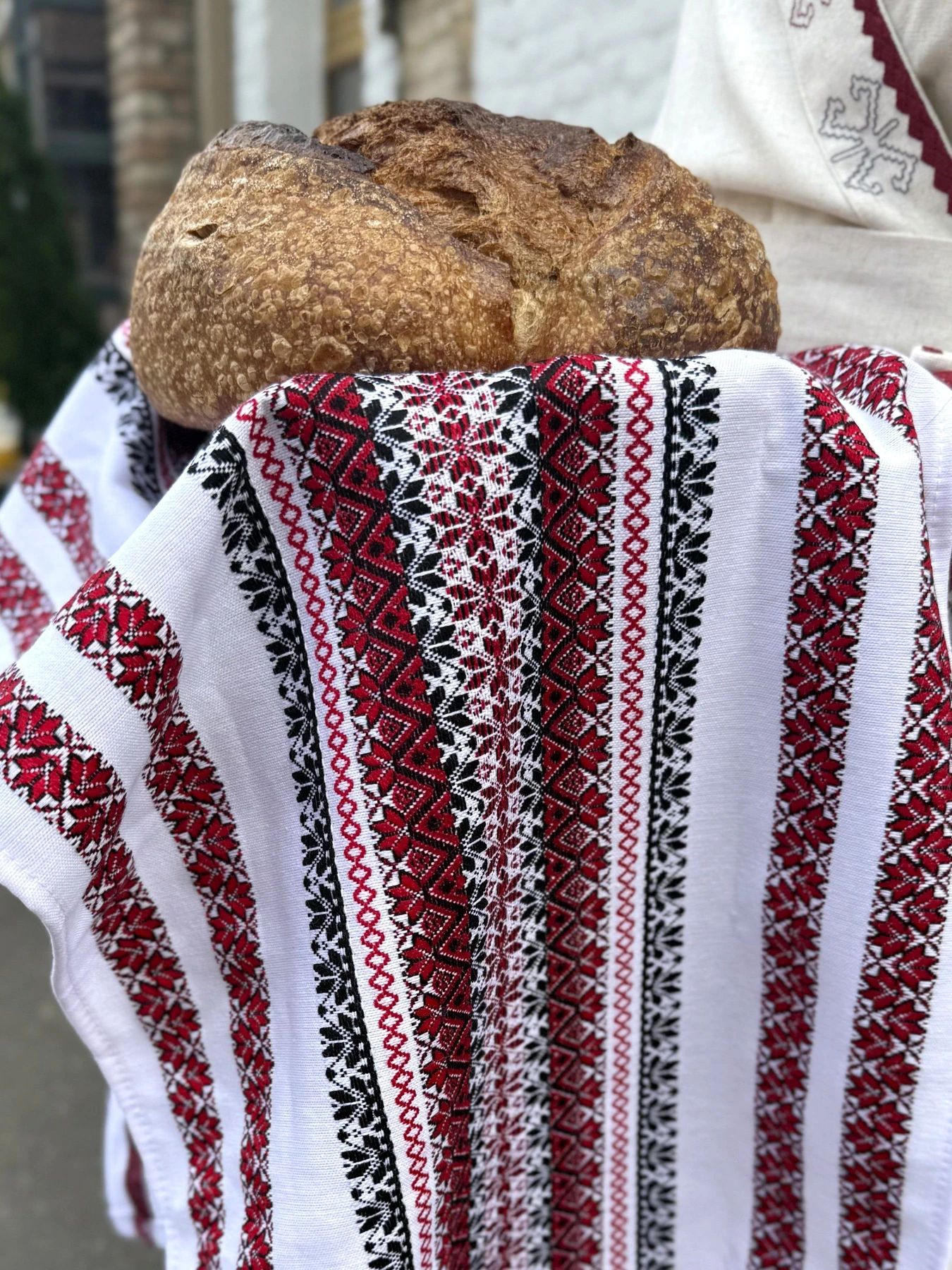 Ранер-рушник вишитий Етно на стіл в українському стилі з вишивкою Ecotton модель 25324 Фото