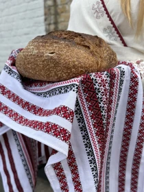 Ранер-рушник вишитий Етно на стіл в українському стилі з вишивкою Ecotton модель 25324 Фото