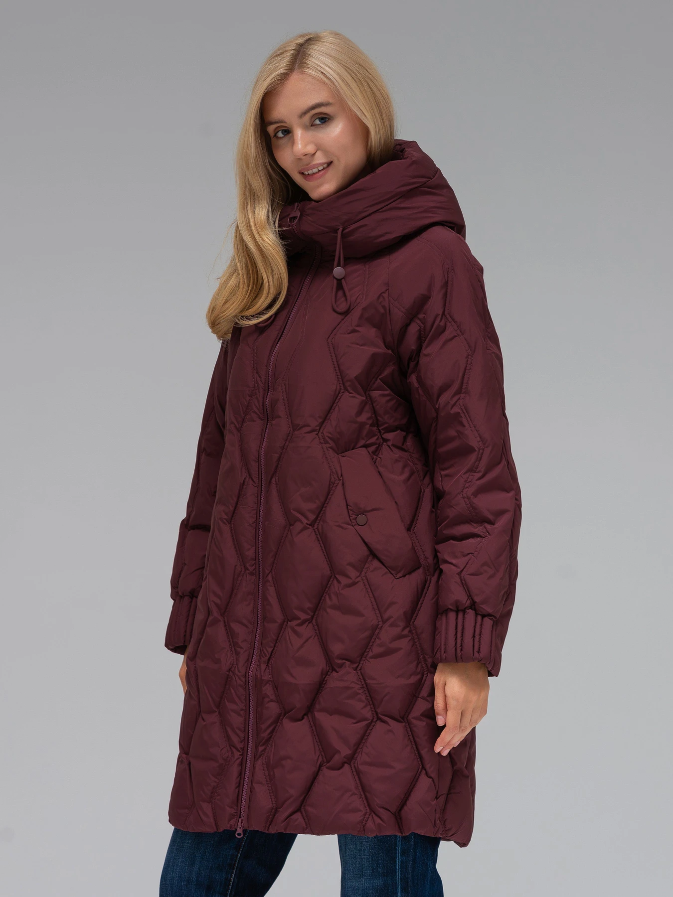 Куртки и дубленки VIVA WEAR модель 275-bordo Куртки и дубленки VIVA WEAR модель 275-bordo Фото
