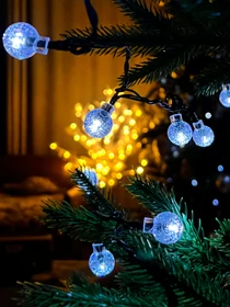Стрічка світлодіодна "Кульки" холодне світло MBM HOME модель DH-LAMP-10 WHITE Фото