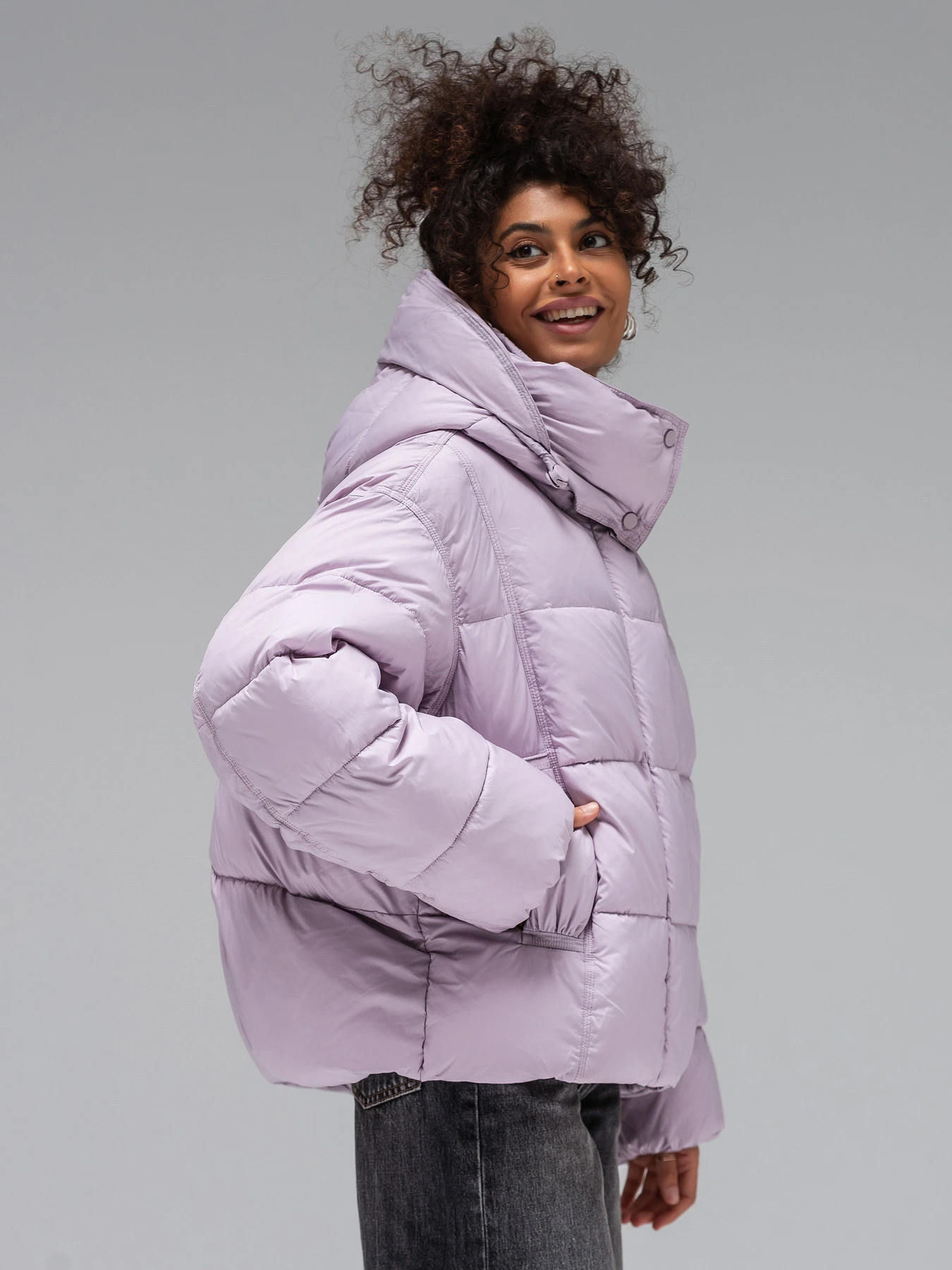 Куртки и дубленки VIVA WEAR модель 0583-lavanda Куртки и дубленки VIVA WEAR модель 0583-lavanda Фото