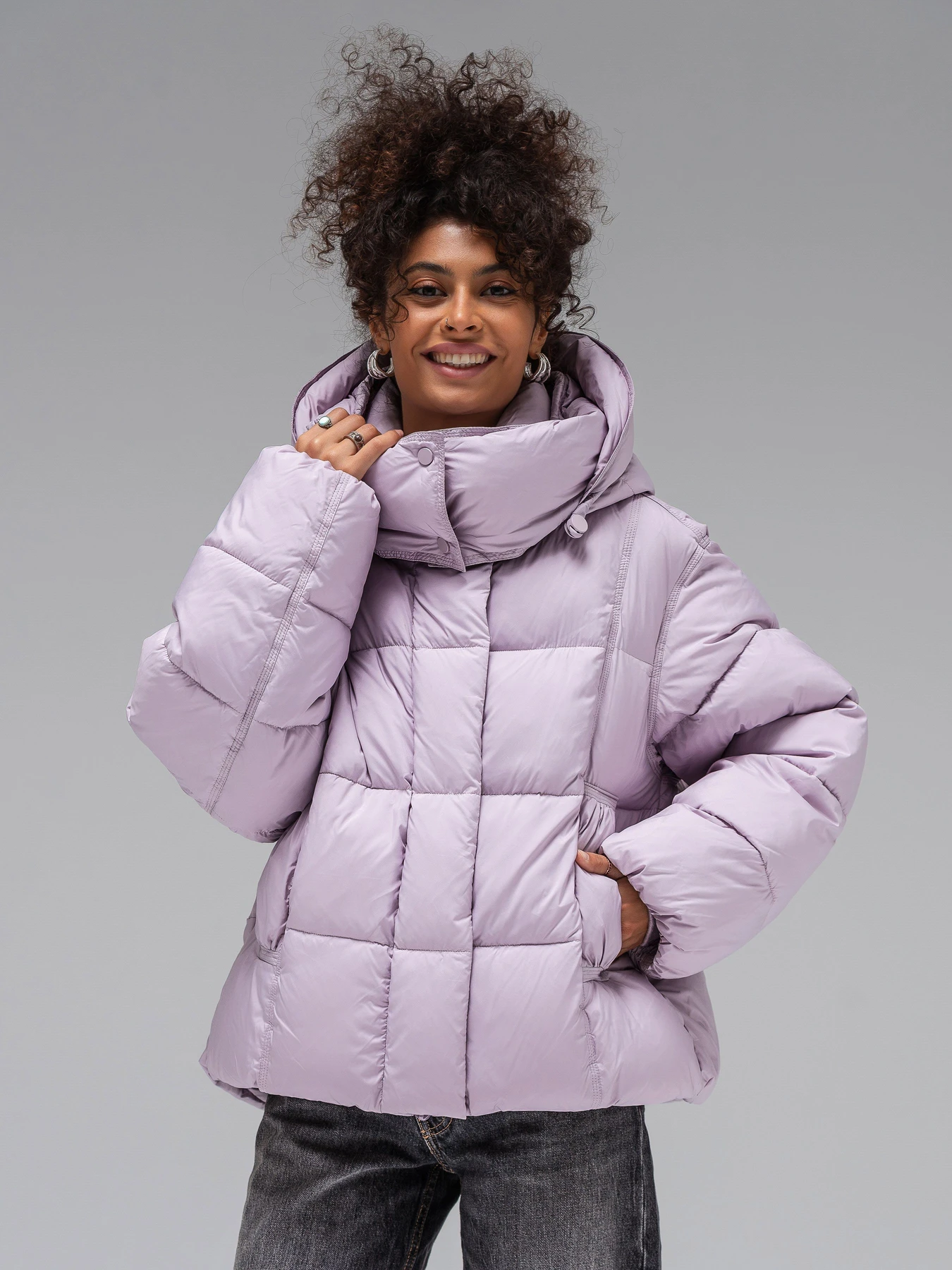 Куртки и дубленки VIVA WEAR модель 0583-lavanda Куртки и дубленки VIVA WEAR модель 0583-lavanda Фото
