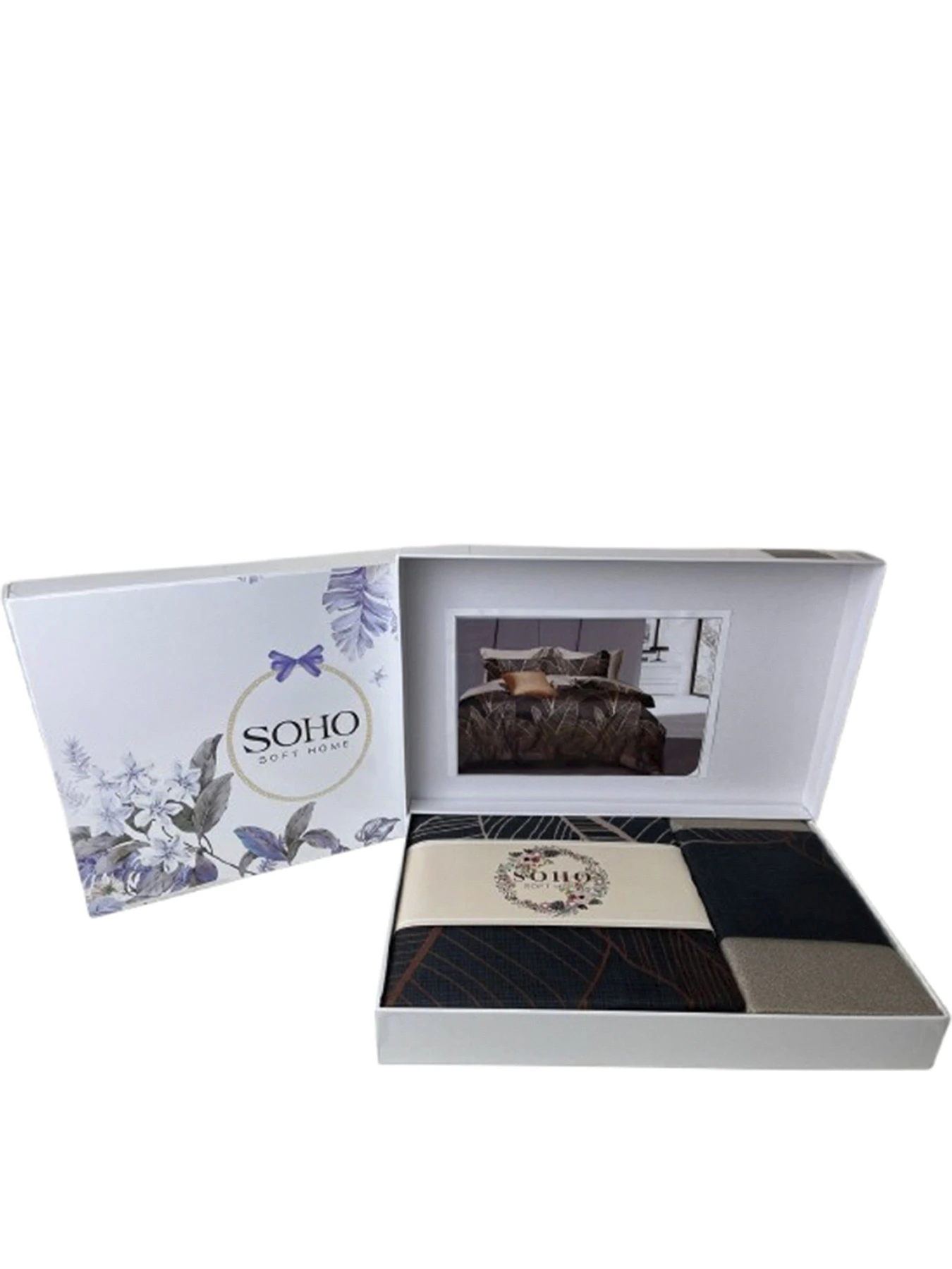 Комплект постільної білизни Євро - Valentine Silver SOHO модель ЦБ-00272917 Фото