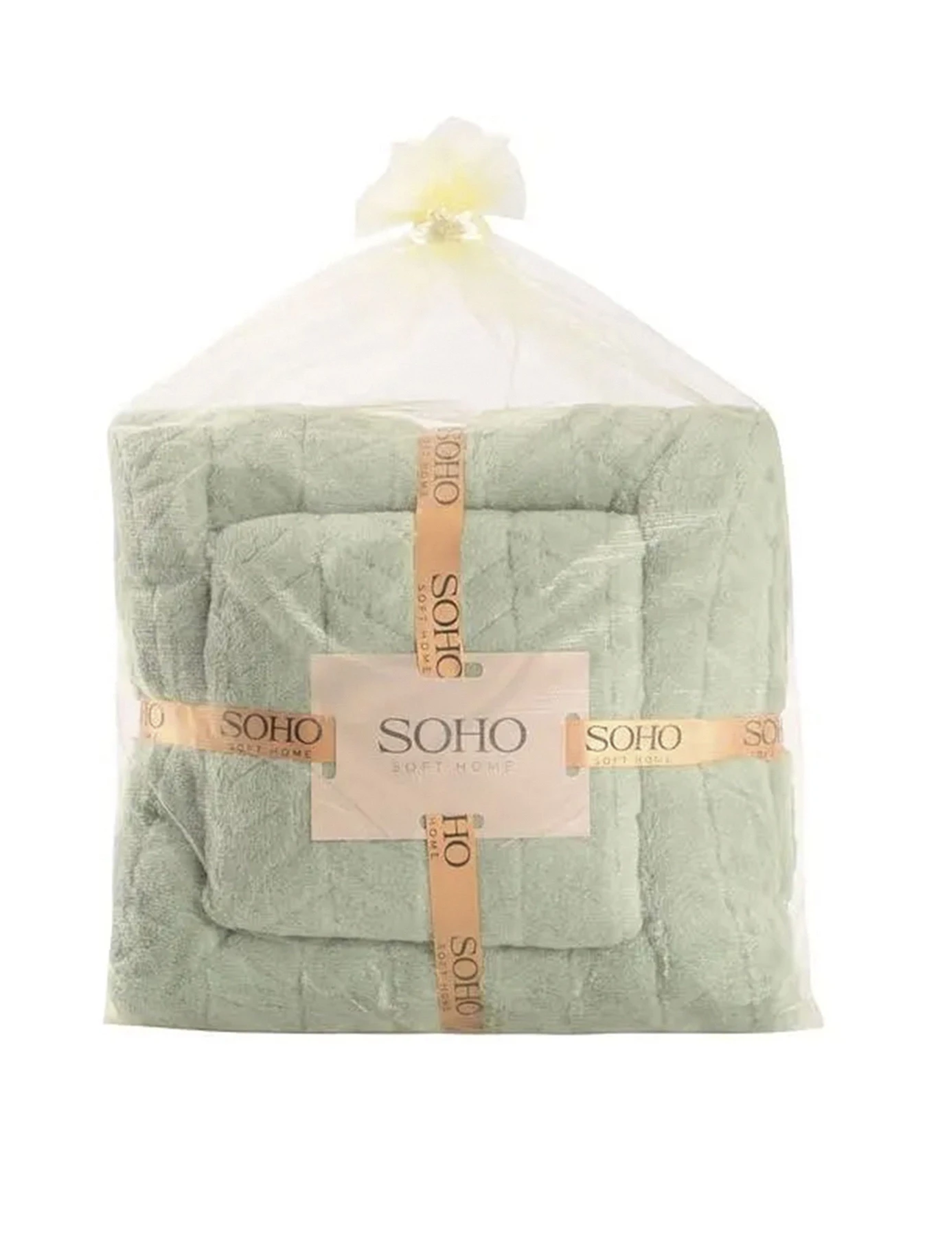 Набір рушників 2 шт., мікрофібра Green колір зелений SOHO модель ЦБ-00281540 Набір рушників 2 шт., мікрофібра Green колір зелений SOHO модель ЦБ-00281540 Фото