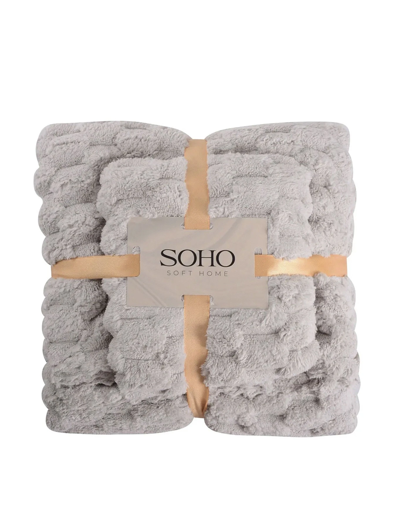 Текстильный банный набор, микрофибра Sote Grey цвет серый 2 шт SOHO модель ЦБ-00281541 Текстильный банный набор, микрофибра Sote Grey цвет серый 2 шт SOHO модель ЦБ-00281541 Фото