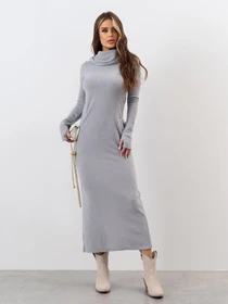 Платья ISSA Plus модель 15335_серый Фото